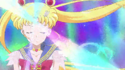 SAILOR MOON TRANSFORMATION - SUPER SAILOR MOON & ATTACK [60FPS