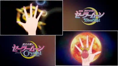 Sailor Moon Eternal & Crystal - Inner Sailor Scouts Transformation Comparison. -