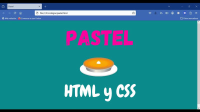 Cómo hacer un pastel HTML y CSS - Web development