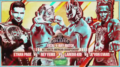 Ethan Page vs Laredo Kid vs Rey Fenix vs Je Von Evans