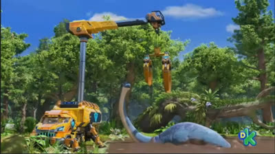 Quantum Heroes Dinoster Temporada 1 Episodio 8 Día de mudanza con los braquiosaurios