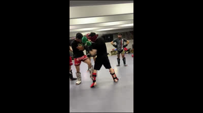 Muaythai sparring